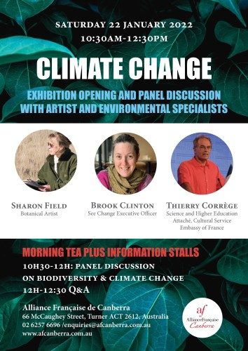 The Skein of Time: Opening Exhibition by Sharon Field, Climate Change and Biodiversity Panel