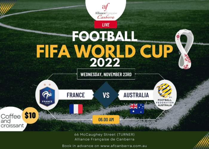 FOOTBALL WORLD CUP 2022 - France // Australia